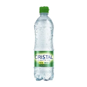 Agua CRISTAL Pet con gas 600 ml