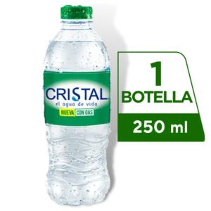 Agua CRISTAL con gas 250 ml