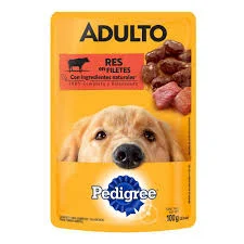 Alimento Humedo PEDIGREE Adulto Res en Filete 100 gr
