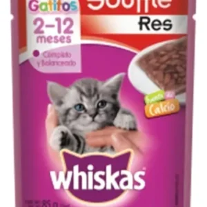 Alimento Humedo WHISKAS res 2-12meses 85 gr