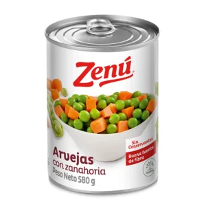 Arvejas con Zanahoria ZENU 580gr