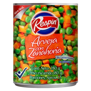 Arveja con zanahoria RESPIN 280 gr