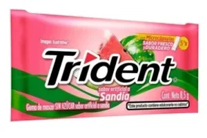 Chicle TRIDENT Sandia X5 und x 8.5gr
