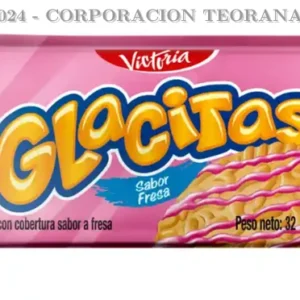 Galleta GLACITAS Fresa 32gr