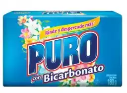 Jabón En Barra PURO Con Bicarbonato 180 g