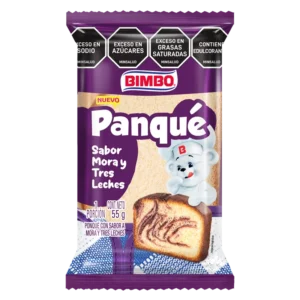 Panque BIMBO Sabor  Mora y Tres Leches 55 gr