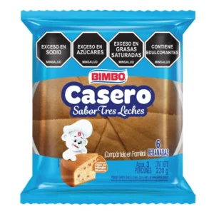 Ponqué Casero BIMBO Tres Leches 220gr