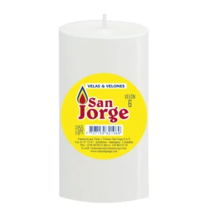 Velón Blanco #6 SAN JORGE